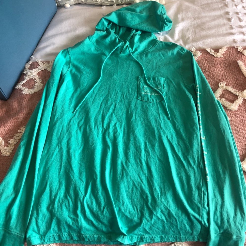 vineyard vines pullover shirt with hoodie